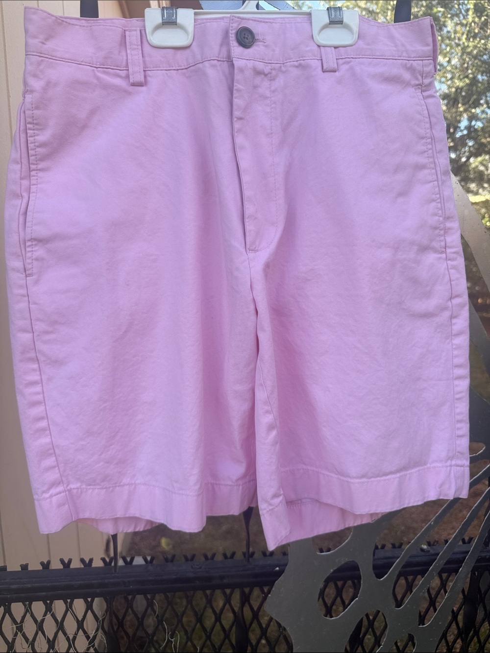 Brooks Brothers Light Pink Men's Cotton Bermuda Shorts